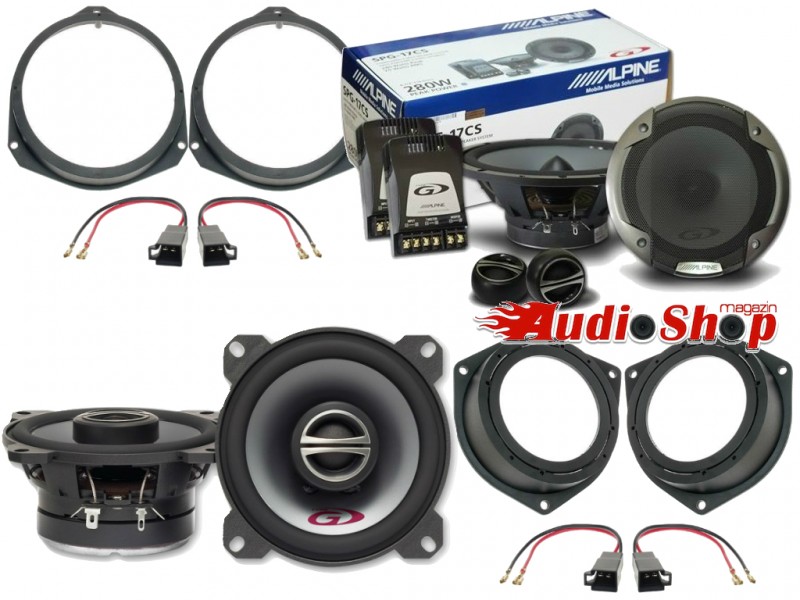 Difuzoare Opel Astra H Usi Fata Spate Alpine Spg Rms 115w
