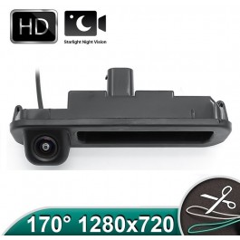 Camera Marsarier HD, Unghi 170 grade cu StarLight Night Vision FORD FOCUS 3 Hatchback/Break pe Manerul de la Hayon