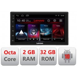 Navigatie universala 2din Lenovo ecran de 7" Android Quad core internet radio usb carkit bluetooth 2+32