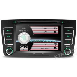 Xtrons DVD cu Navigatie Skoda Octavia II / Yeti