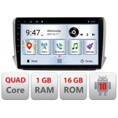 Navigatie dedicata Peugeot 208/2008 Quad Core cu Android Radio Bluetooth Internet 1+16GB
