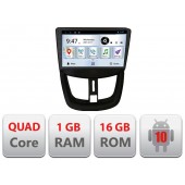 Navigatie dedicata Peugeot 207 Quad Core A-PE01 cu Android Radio Bluetooth Internet 1+16GB